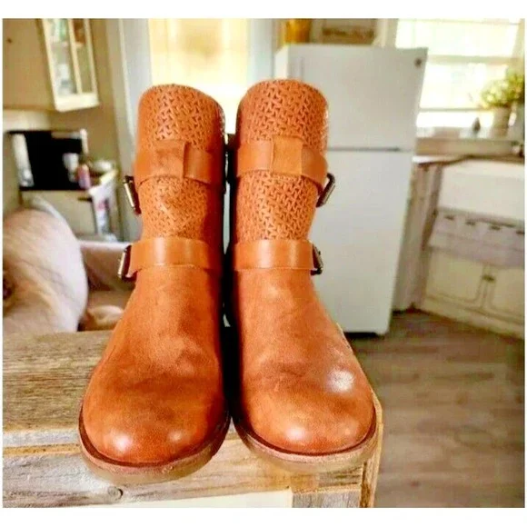 Soft Leather Baywood Womens Ankle Brown Boots Size 7M - Picture 3 of 11